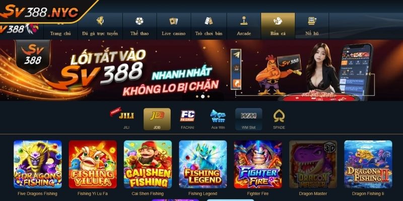 Bắn Cá JDB SV388, Sảnh Chơi Đổi Thưởng Đẳng Cấp Quốc Tế 2 Thông tin cụ thể về sảnh chơi bắn cá JDB SV388